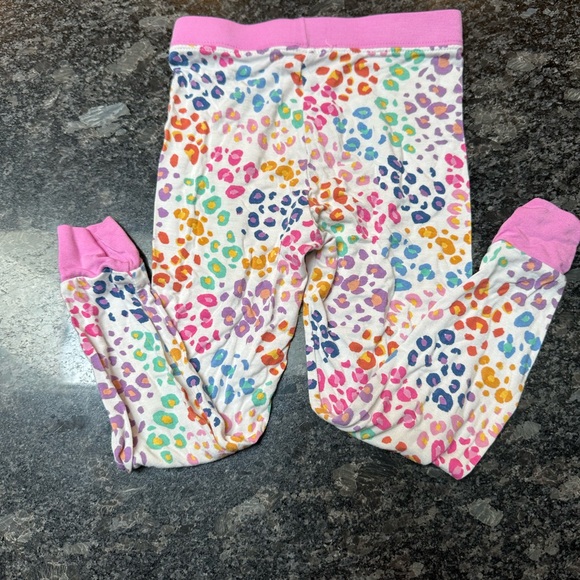 Little Sleepies Rainbow Leopard 2 Piece Pajama Set - 2T - Picture 6 of 6